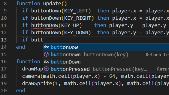 PIXELFALLS Code Editor