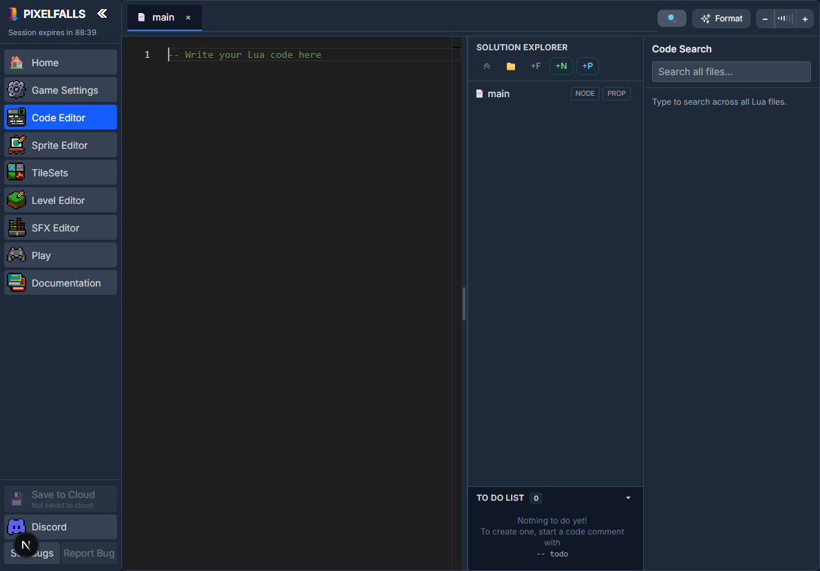The Code Editor and Solution Explorer